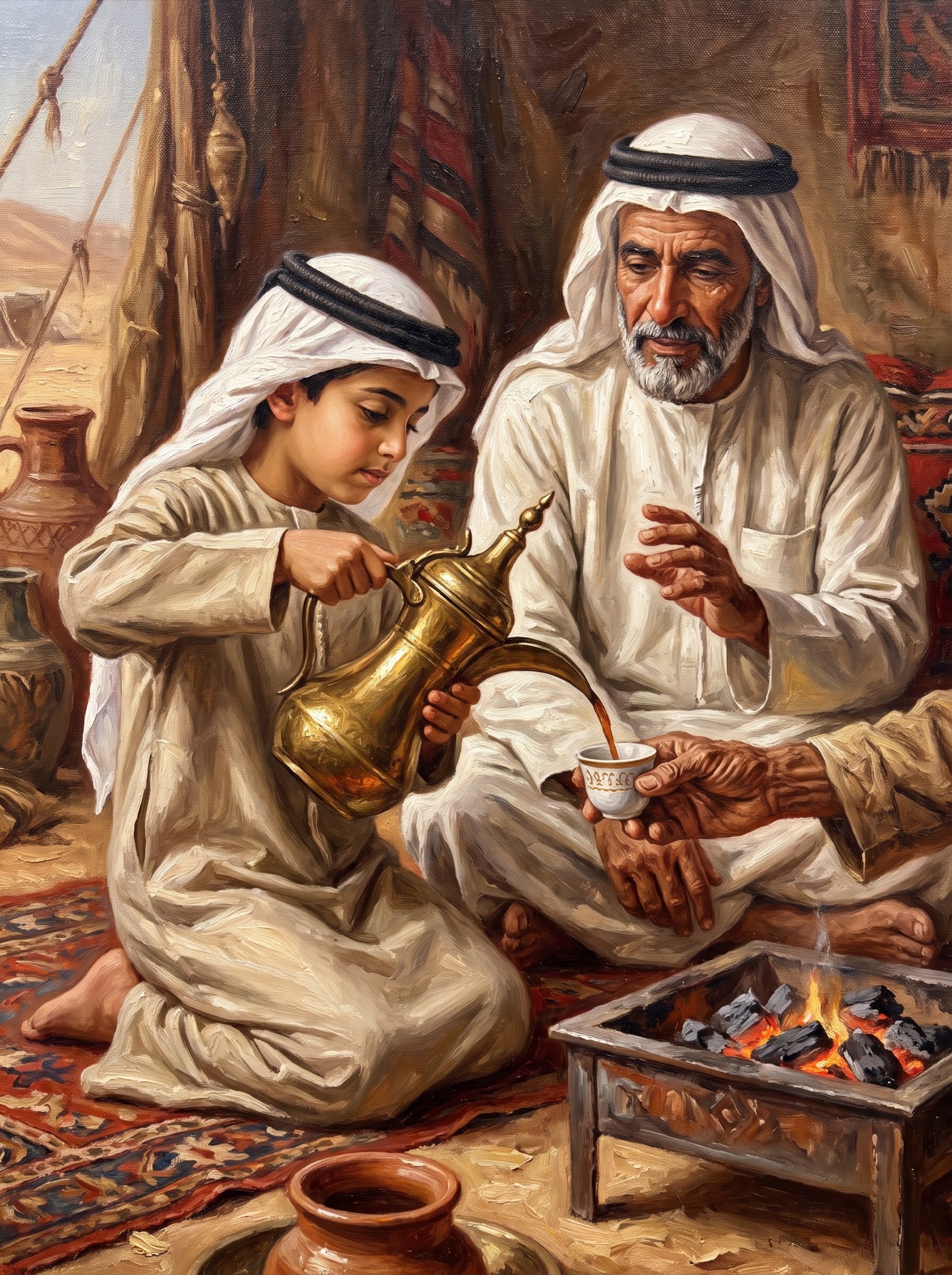 The First Cup, from the The Majlis collection